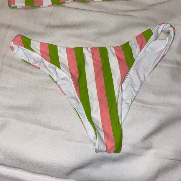 NWT Dippin’ Daisy’s Striped Bikini Size Medium - Picture 6 of 8